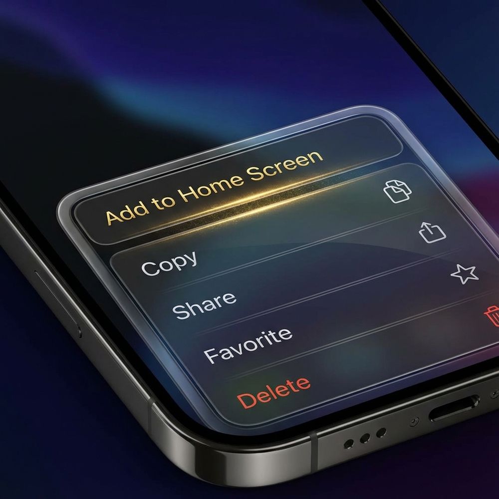 Add to Home Screen